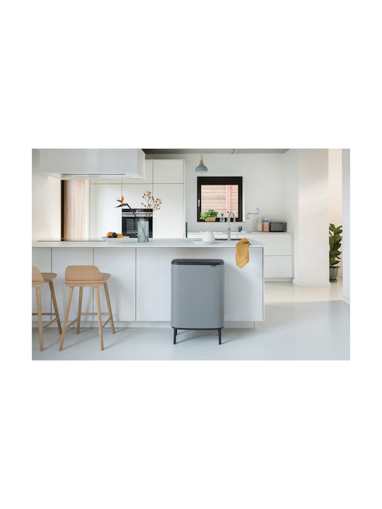Brabantia Stainless Steel Waste Bin 30lt Gray