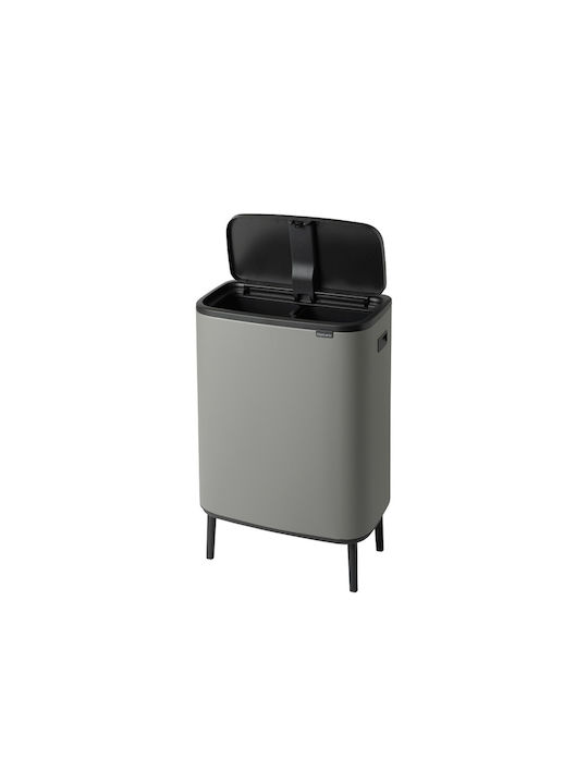 Brabantia Stainless Steel Waste Bin 30lt Gray