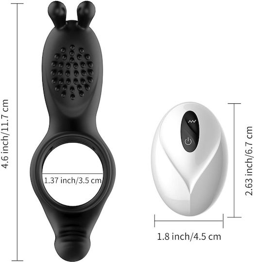 Kinksters Vibrating Black Silicone Cock Ring 3211-0111