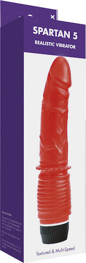 Kinx Vibrator Realistic Vibrator 12.7cm Roșu