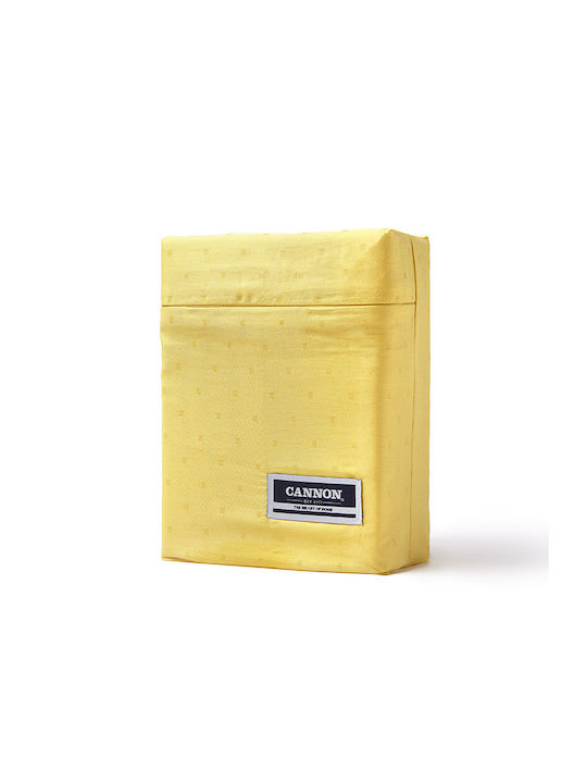 Cannon Sheet Super-Double 250x290cm. Imperial Dobby Yellow