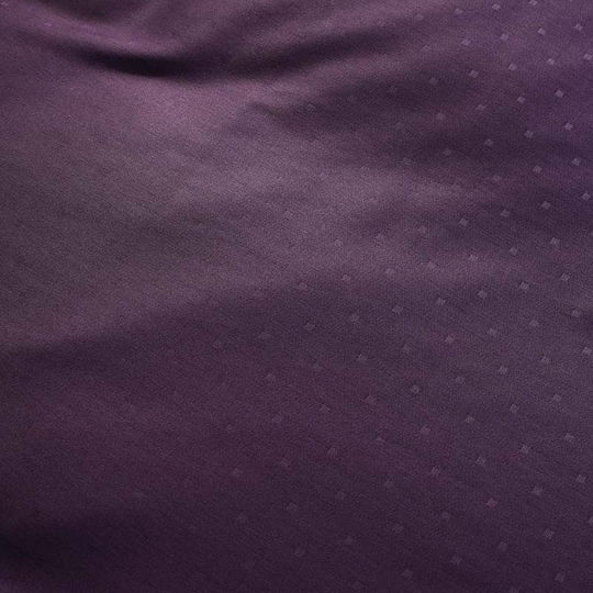 Cannon Bettlaken für Einzelbett mit Gummiband 100x200+40cm. Imperial Dobby Lila