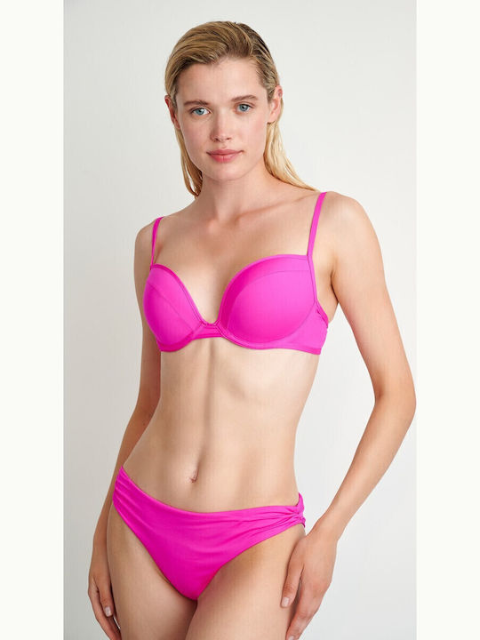 Bikini Top C Cup With Padding Fuchsia