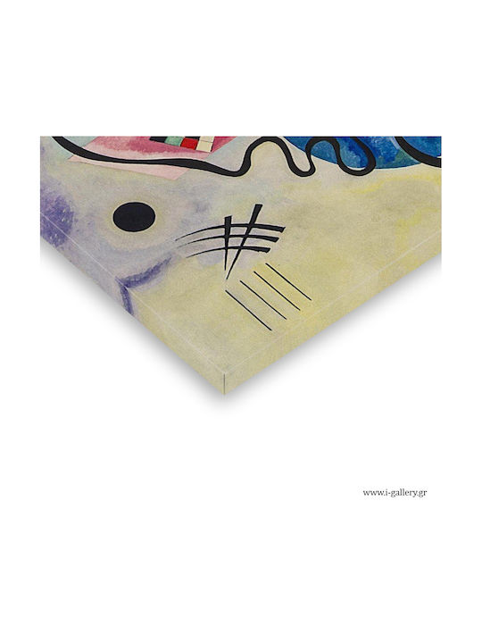 I-gallery Yellow Red Blue Painting Copy of Wassily Kandinsky on Canvas 120x80cm