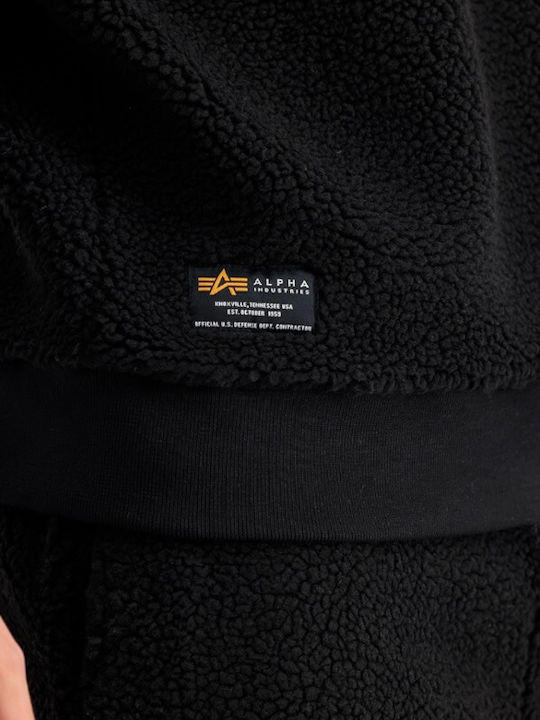 Langarm-Pullover Schwarz