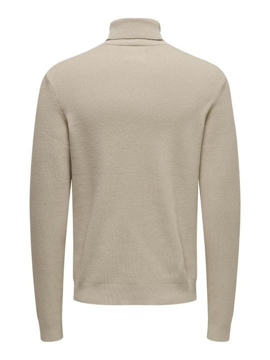 Only & Sons Langarm-Pullover Silber