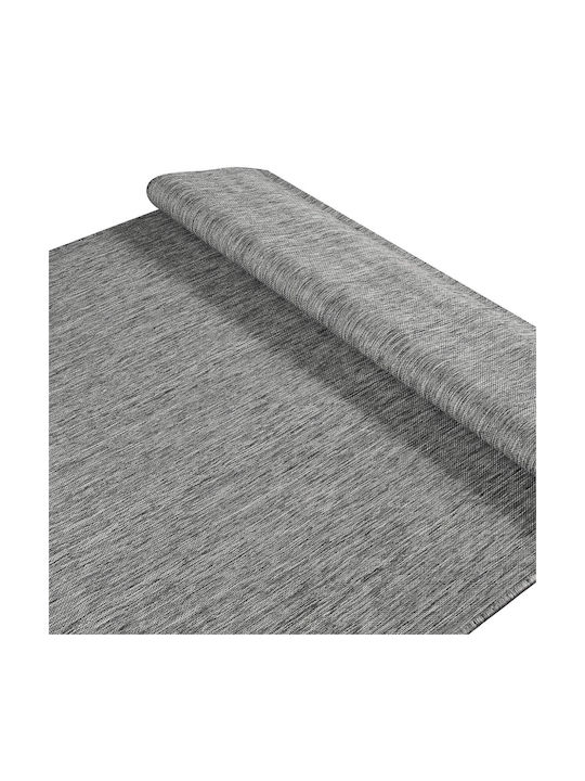 Polcarpet Rug Rectangular Summer Wicker Gray