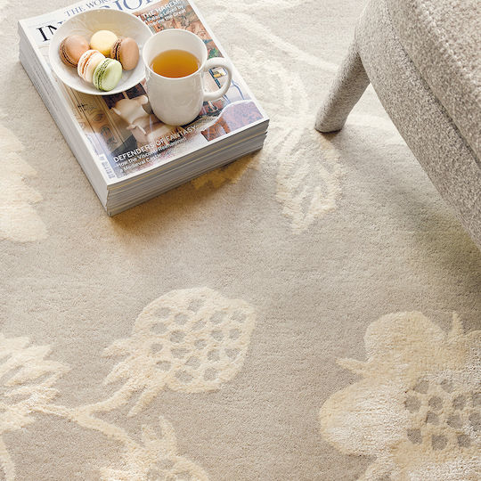 Wedgwood Straw 38201 Lucrat manual Covor Rectangular Din lână Ecru