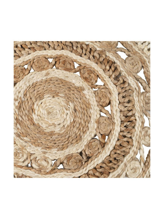 BigBuy Teppich Rechteckig Sommer aus Jute Beige S8802011