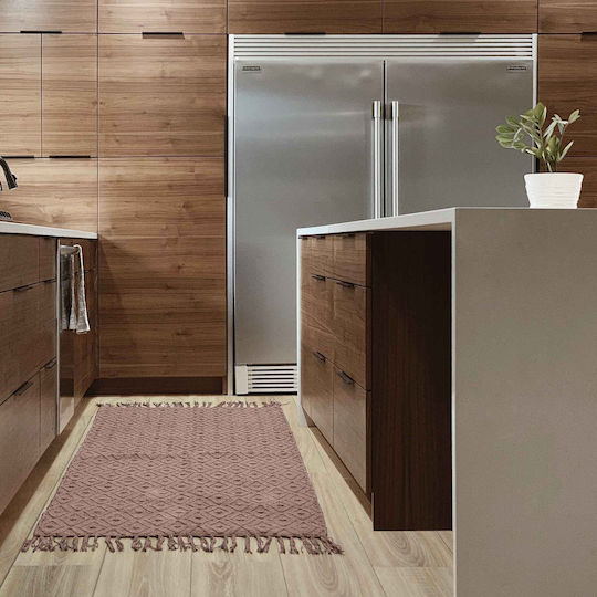 Peiraiki Patraiki Rug Rectangular Summer with Fringes Brown