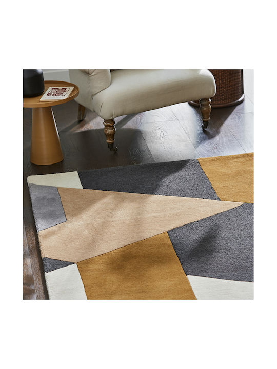 Harlequin Lucrat manual Covor Rectangular Din lână Portocaliu
