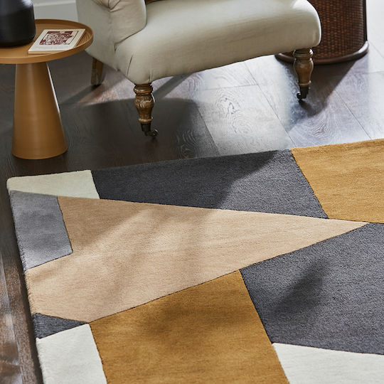 Harlequin Lucrat manual Covor Rectangular Din lână Portocaliu