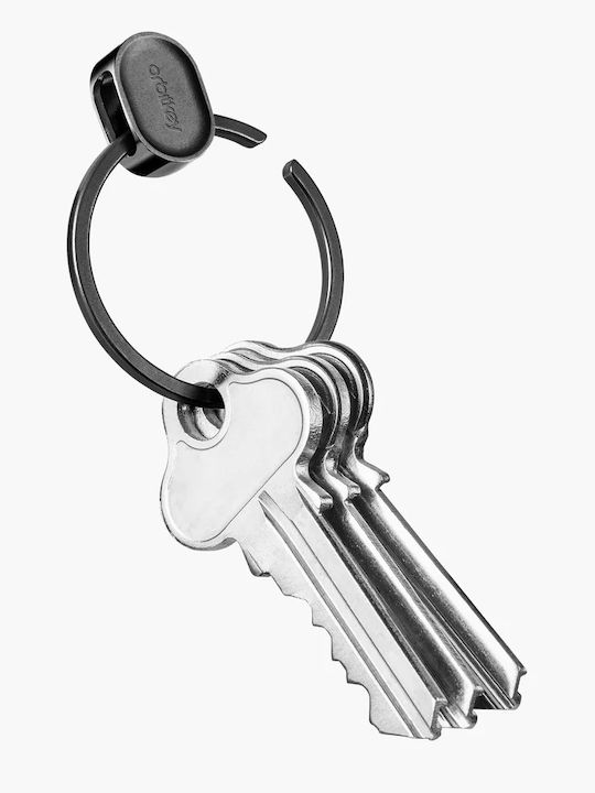 Orbitkey Κλειδοθήκη από Μέταλλο Μαύρη