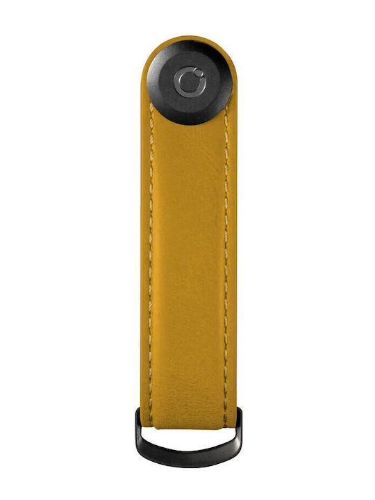 Orbitkey Yellow Leather Key Holder