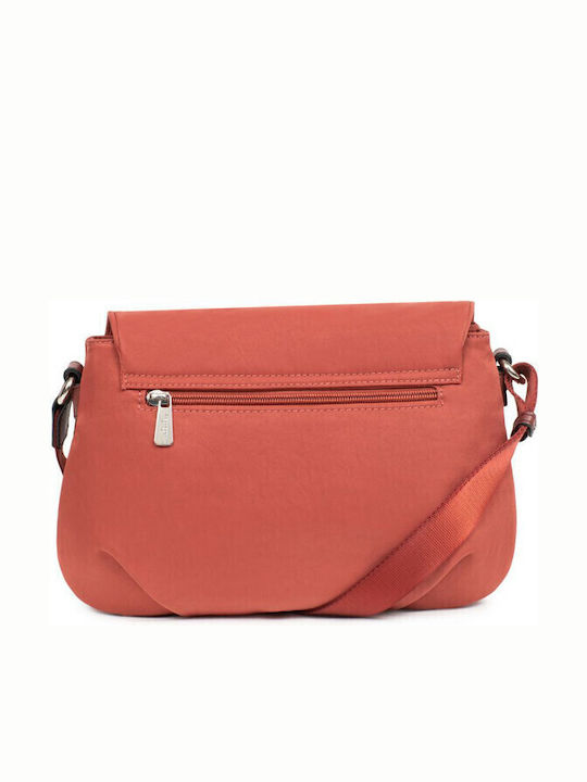 Leather Women's Flap Bag Red
