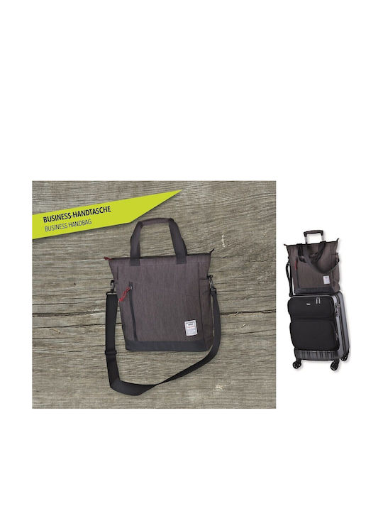 Damen-Tote-Tasche Anthracite / Black