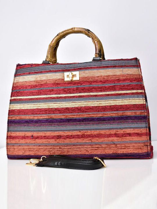 Potre Women's Bag Tote Hand Multicolour