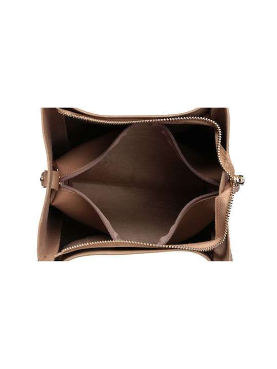 Damentasche Schultertasche Beige