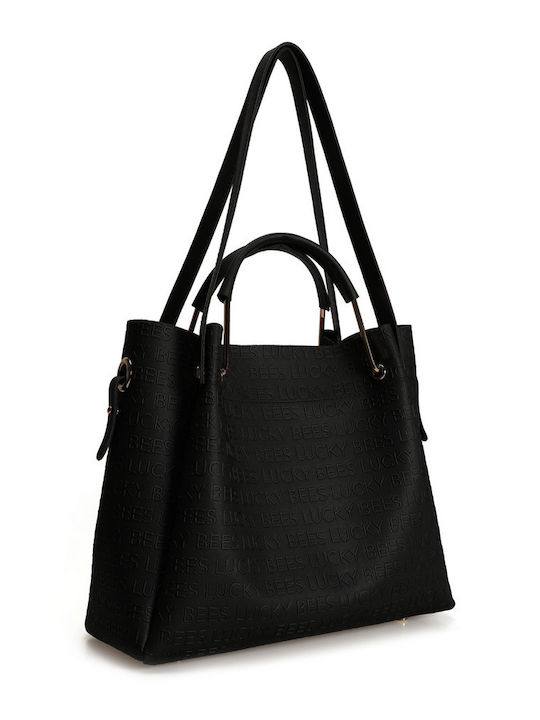 Damentasche Schultertasche Schwarz