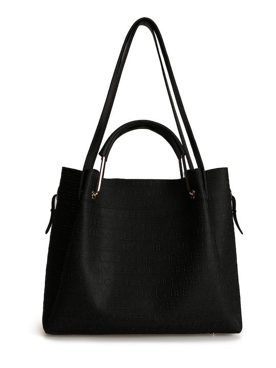 Damentasche Schultertasche Schwarz