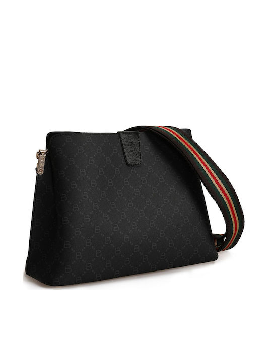 Damentasche Schultertasche Schwarz