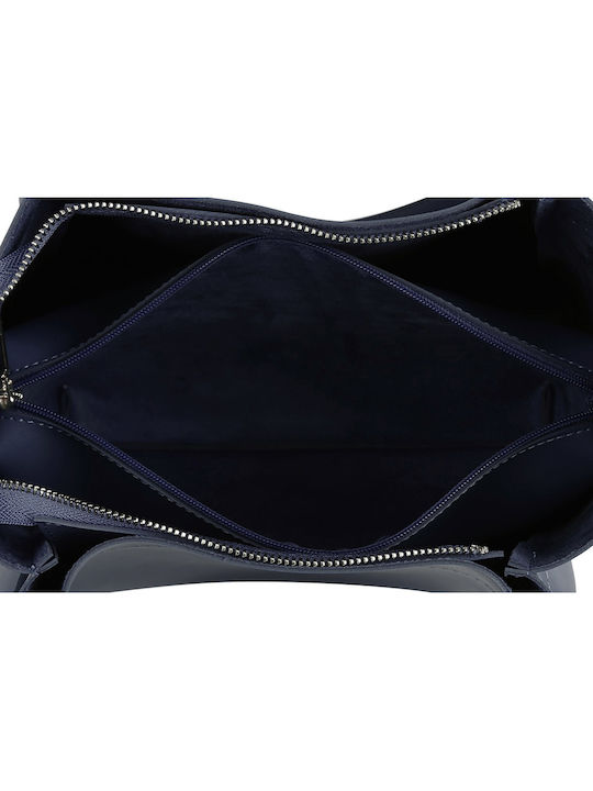 Damentasche Schultertasche Marineblau
