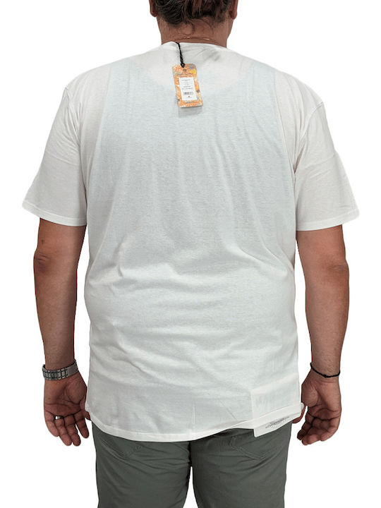 Double Men's Short Sleeve T-shirt White