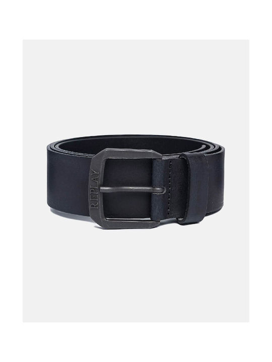 Replay Men's Leather Belt Black