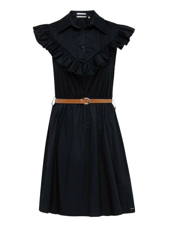Rochie Mini de Vară Negru