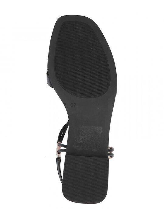 Sandale Casual Damă Anatomici Din Piele Negru