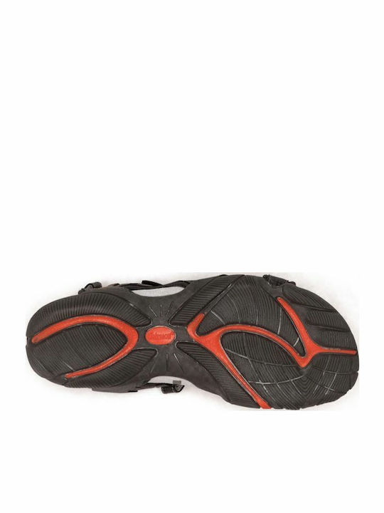 Flache Sandalen für Damen Sportlich in Gray Farbe
