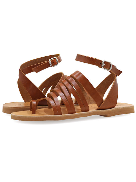 Artemis Sandale Din Piele Maro