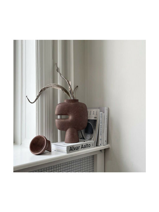 101 Copenhagen Decorative Vase Brown 22.5x9x30cm