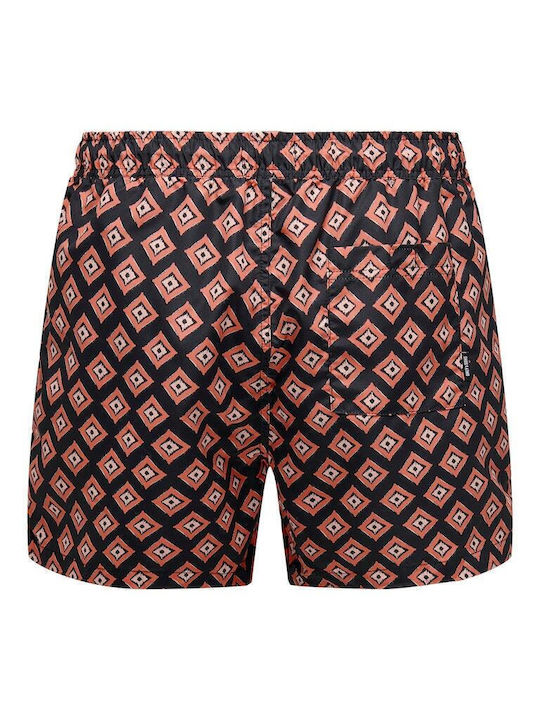 Only & Sons Men's Swimwear Shorts Multicolour with Patterns