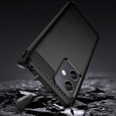 Powertech Carbon Back Cover Μαύρο (Redmi Note 12 Pro / Poco X5 Pro)