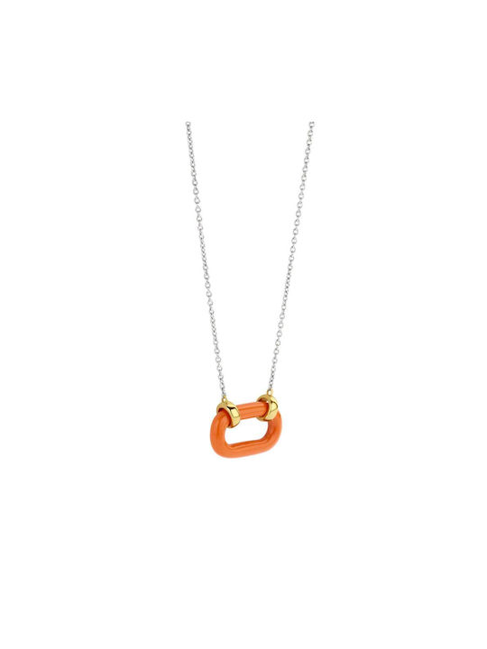 Ti Sento Necklace from Gold Plated Silver