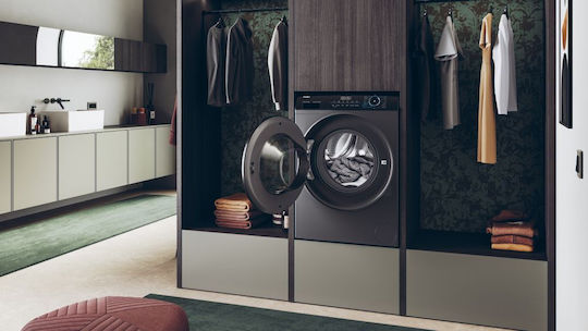 Haier Πλυντήριο Ρούχων 9kg 1400 Στροφών Γκρι HW90-B14939S8-S