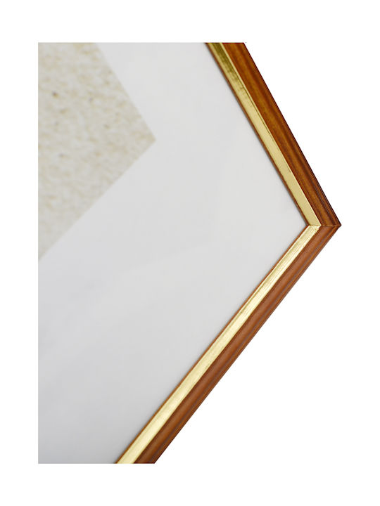 Рамка За Снимки Дървена Brown&Gold 50x70
