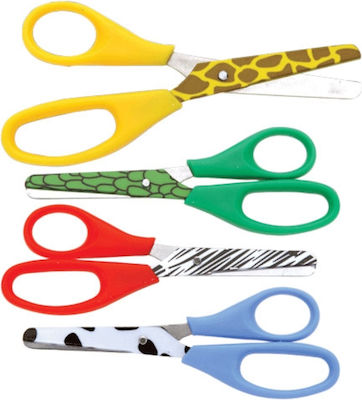 Scissors Copii Foarfecă 13buc cu Metalic Lamă Verde