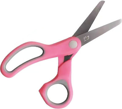 Scissors Left-Handers 13cm with Metallic Blade Pink