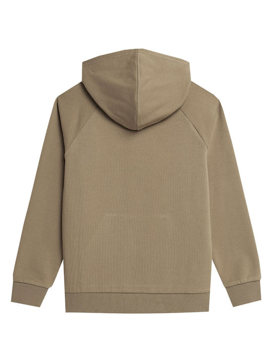 4F Kinder Sweatshirt mit Kapuze und Taschen Beige