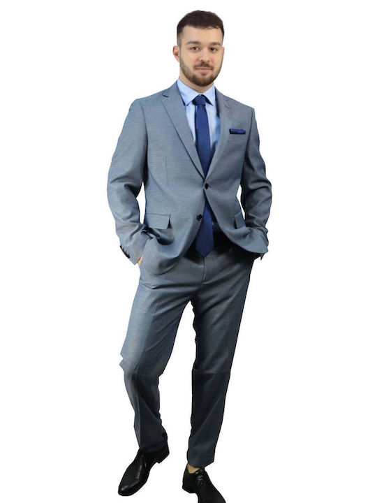 Orion Men's Suit Regular Fit Blue