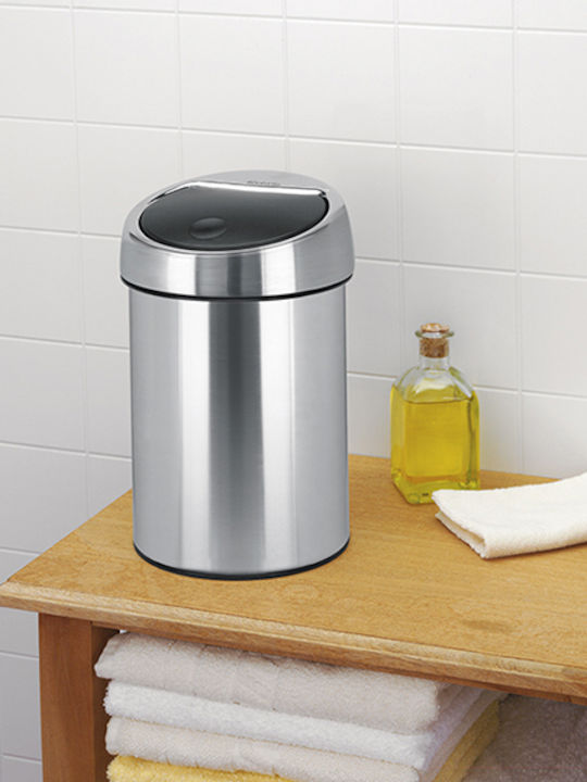 Brabantia Inox Банята кошче 3лт Сребрист