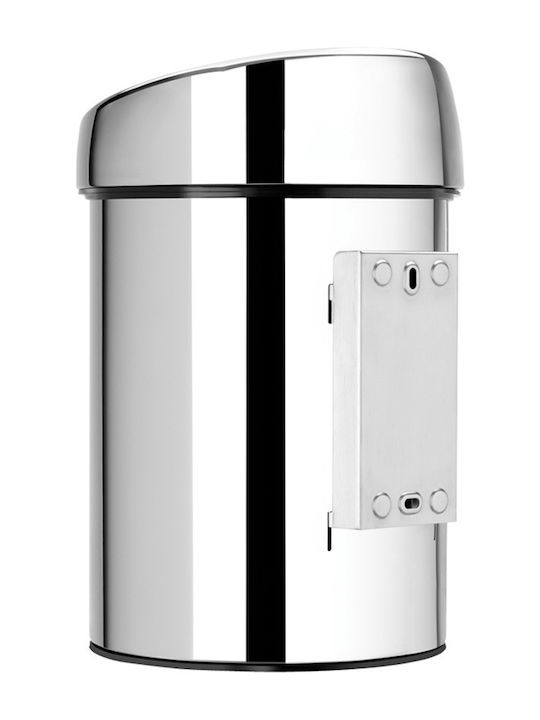 Brabantia Inox Perie de toaletă 3lt Argintiu