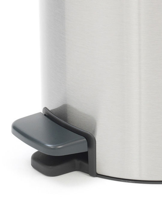 Brabantia Metallic Bathroom Basket 5lt Gray