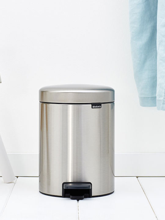 Brabantia Metallic Bathroom Basket 5lt Gray