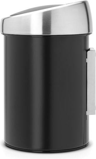 Brabantia Inox Bathroom Basket 3lt Black