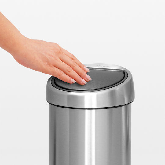 Brabantia Inox Καλαθάκι Μπάνιου 3lt Μαύρο