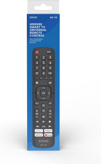 Savio Universal Remote Control RC-14 for Τηλεοράσεις