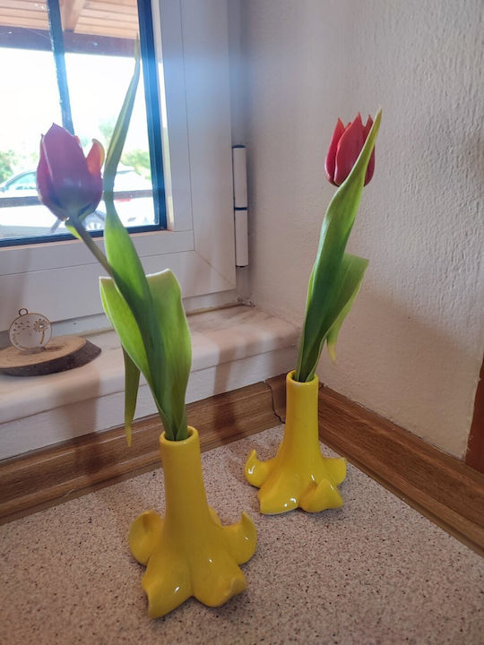 Ceramic Flower Candle Holder